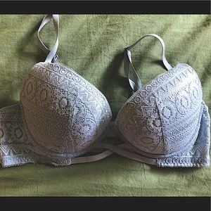 Aerie light blue push up bra